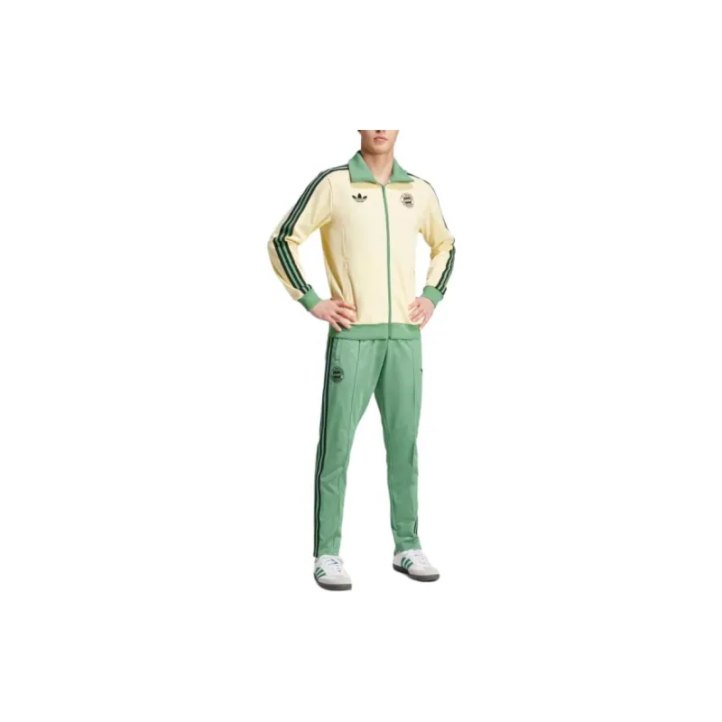 Adidas FC BAYERN BECKENBAUER TRACK PANTS Casual Pants Men's Green-3