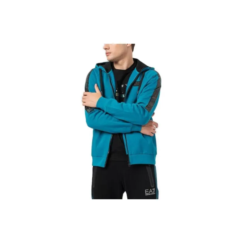 EMPORIO ARMANI EA7 Sweatshirt Men's Blue-2