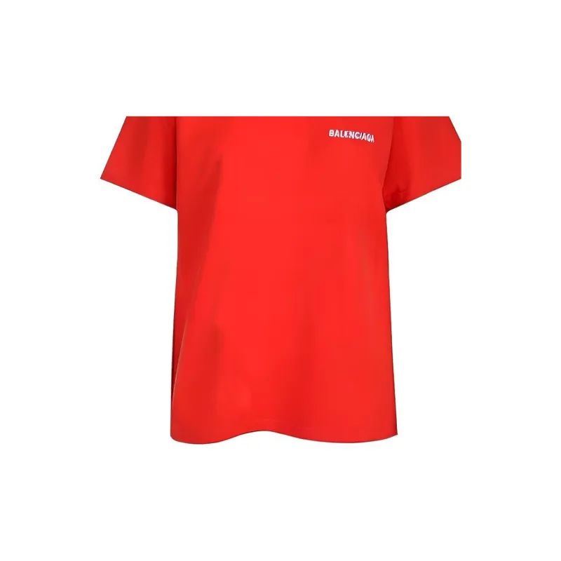 Balenciaga FW22 T Shirt Regular Fit Men's Red-5