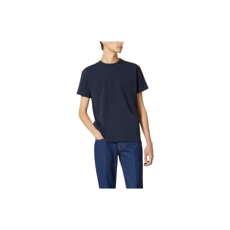 Valentino T Shirt Men's Marine Blue-2