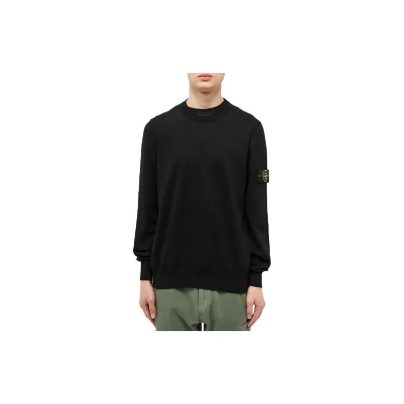 STONE ISLAND Sweatshirts Unisex Black-3