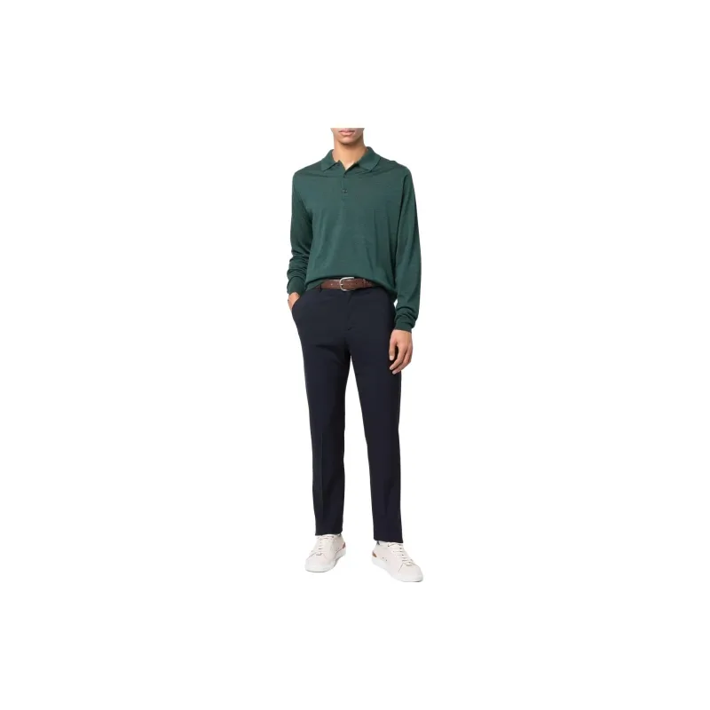 JOHN SMEDLEY Dorset Wool Polo Shirt-5