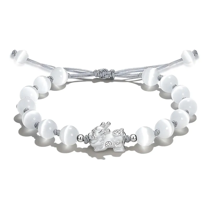 GUDS GAVE Colored Glaze Jade Bracelets Unisex-12