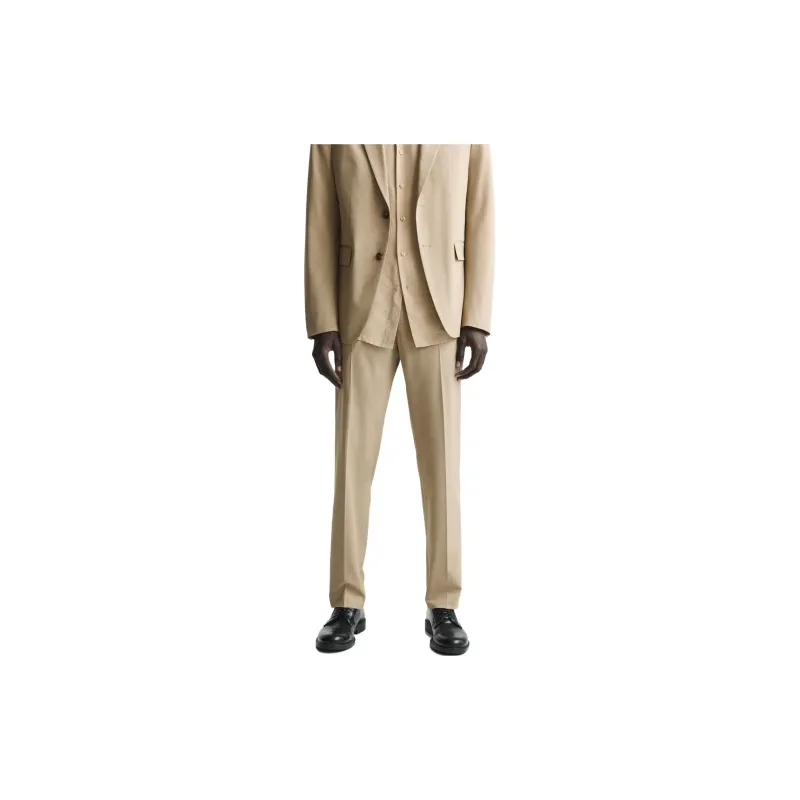 ZARA Suit Trousers Men Light Brown Yellow-2