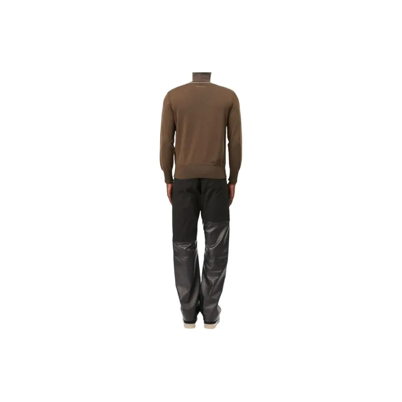 MM6 Maison Margiela Numeric Signature Patch Crewneck Jumper-2