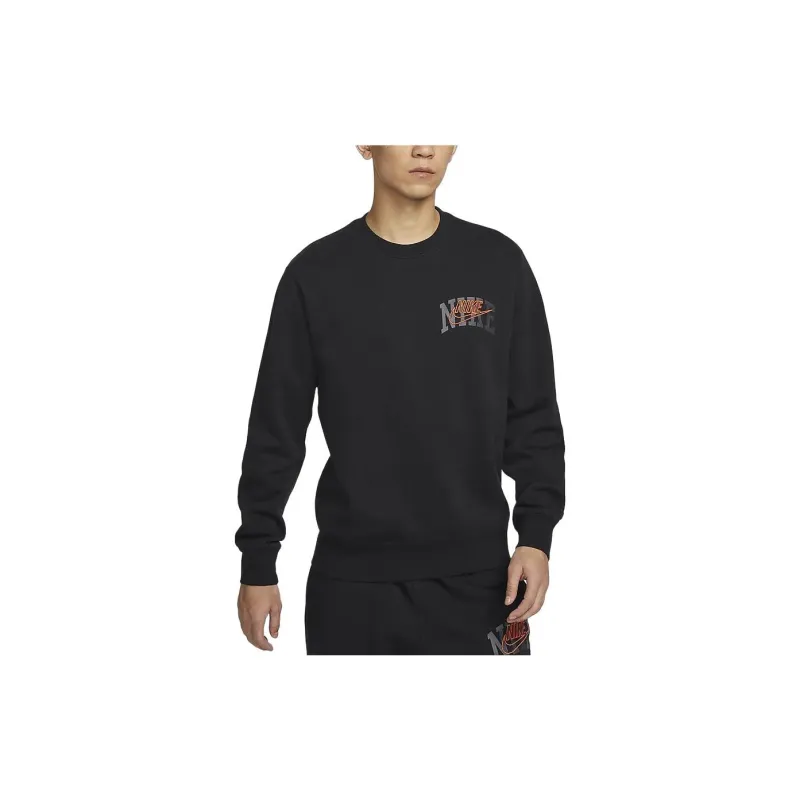 Nike Club Fleece Sweatshirt Men's Black-5