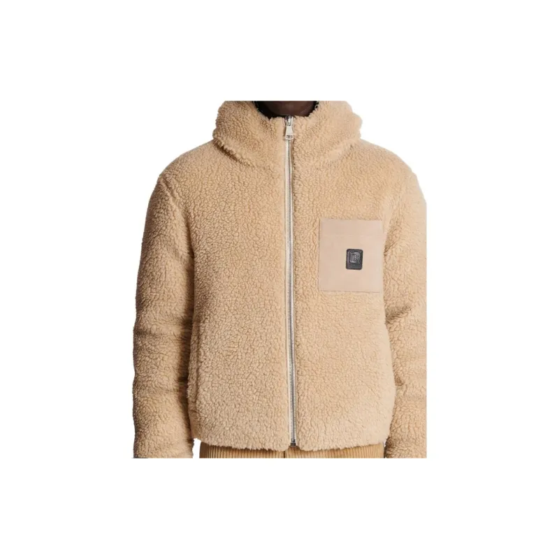 BALMAIN Monogrammed Reversible Puffer Jacket-3