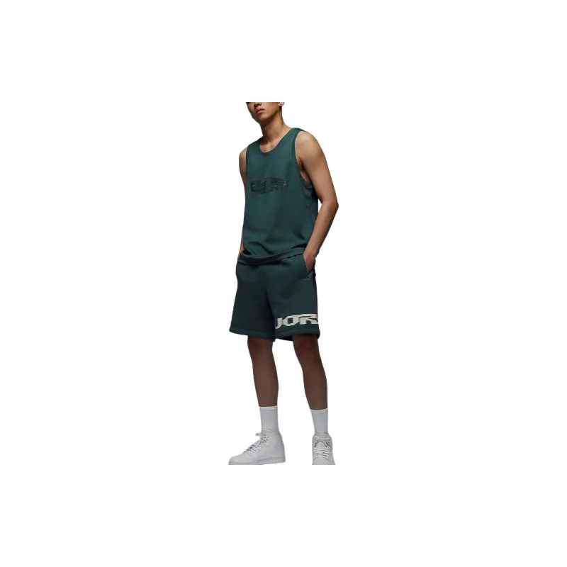 Jordan MVP Casual Shorts Men's Oxidized Green/Sail White-2