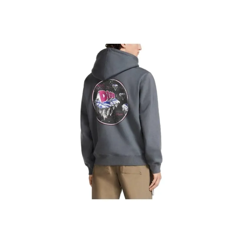 DIOR SS22 Sweatshirt Men's Gray-3