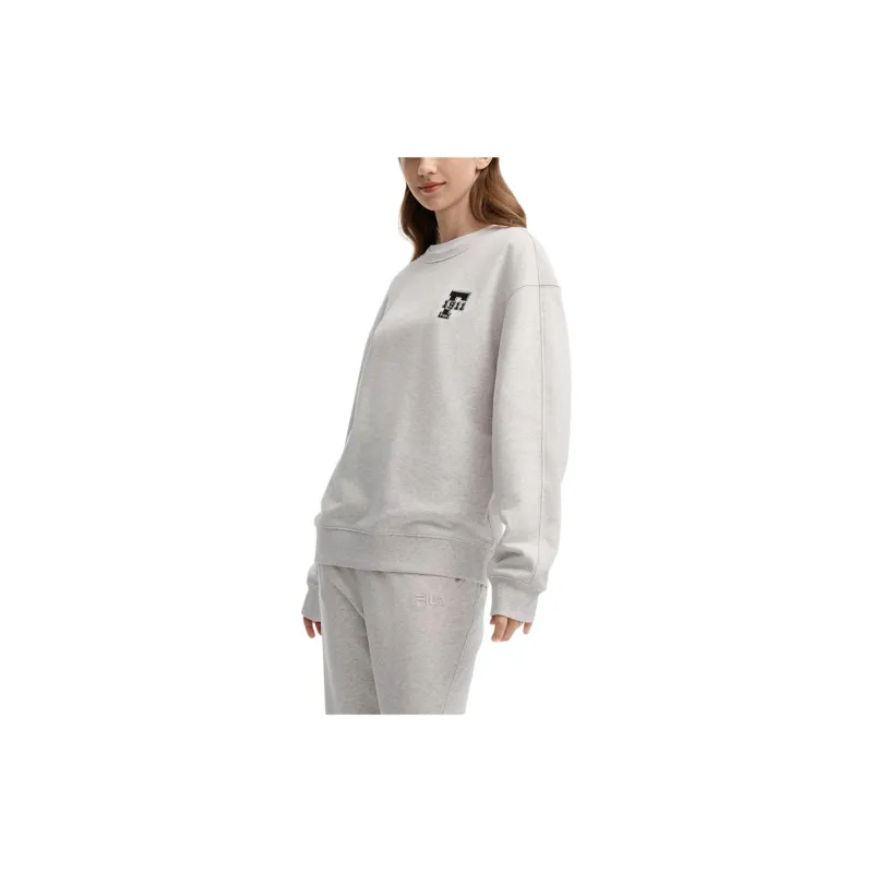 FILA Sweatshirt Unisex Moonlit Heather Gray-4