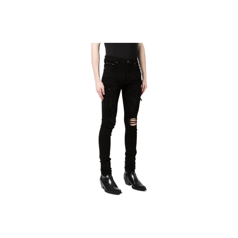 AMIRI Serif Logo Jeans-3