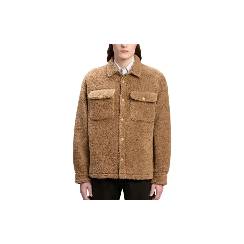 PALM ANGELS Bear In Mind Logo Embroidered Shirt Jacket-1