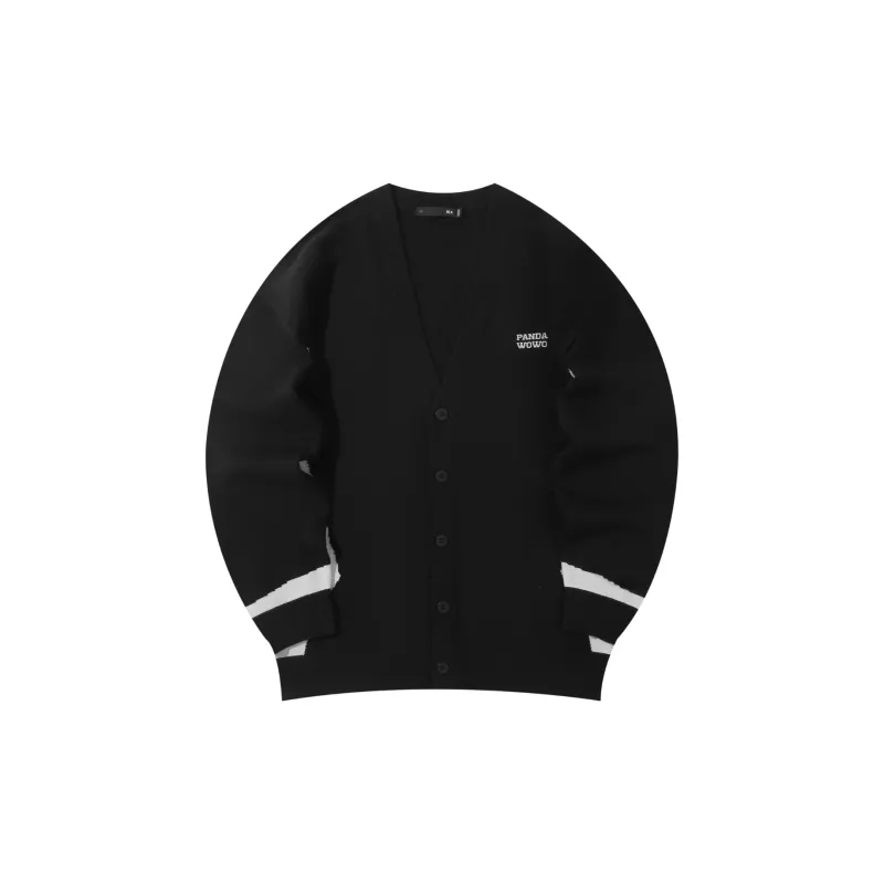 HLA Panda Wowo Series Knitwear Men Black 03-2