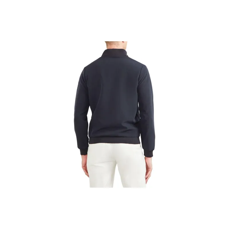 GUESS Logo Zip-Up Jacket Jackets Coats Men's Marine Blue-2