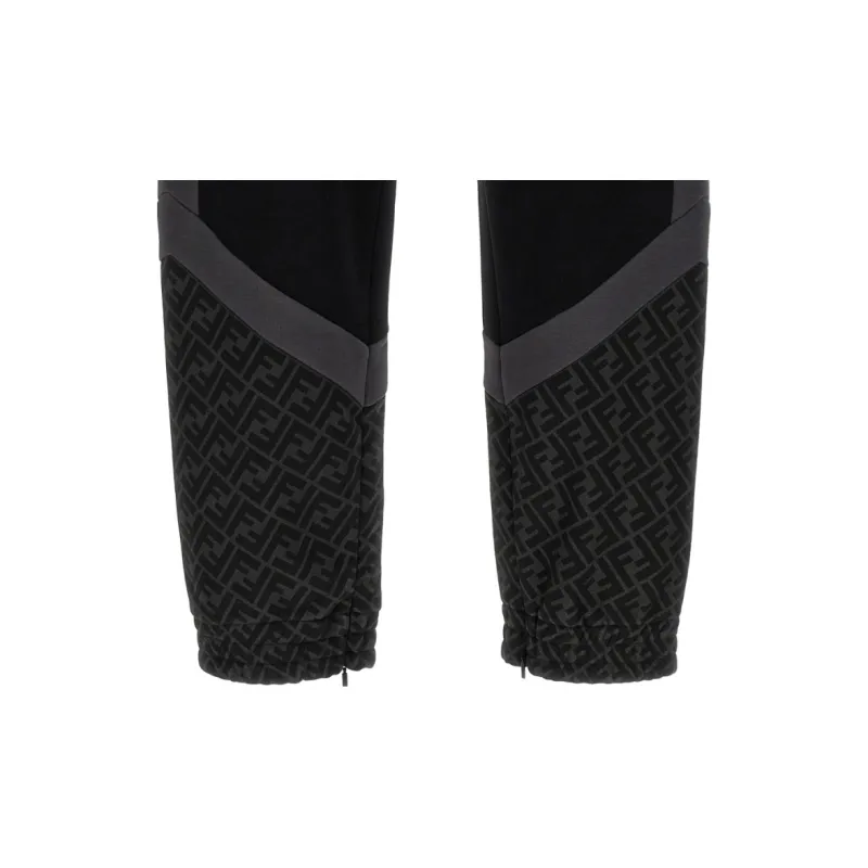 FENDI FF motif Track Pants-6