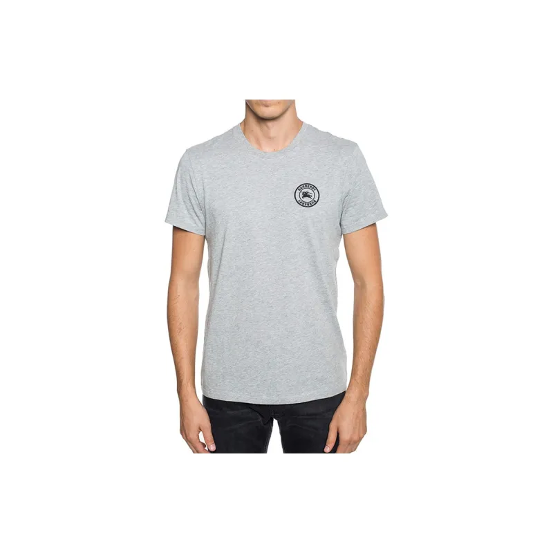 Burberry Embroidered Logo Cotton T shirt-3