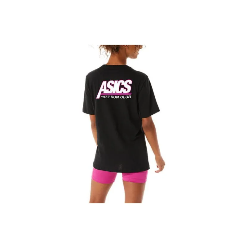 Asics Unisex Short Sleeve T-Shirts Unisex Black-2