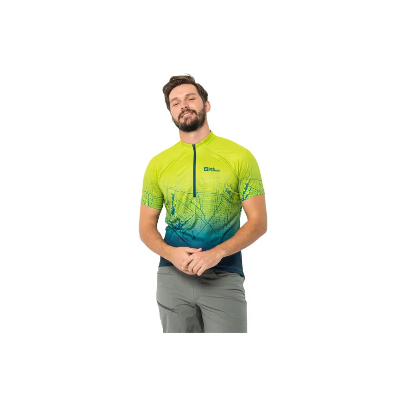 Jack Wolfskin Morobbia Hz Print T M Cycling Clothing Men's-2