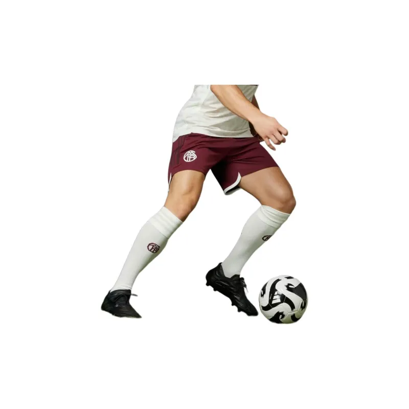 Adidas FC BAYERN THIRD SHORTS Soccer Bottoms Men's Dark Shadow Red-4