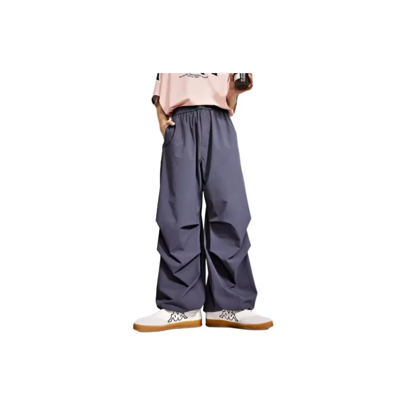 Kappa Cargo Pants Men's Dark Purple Gray-4