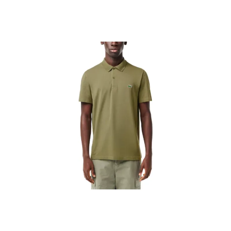 LACOSTE Polo Shirt Men's Khaki Green-1