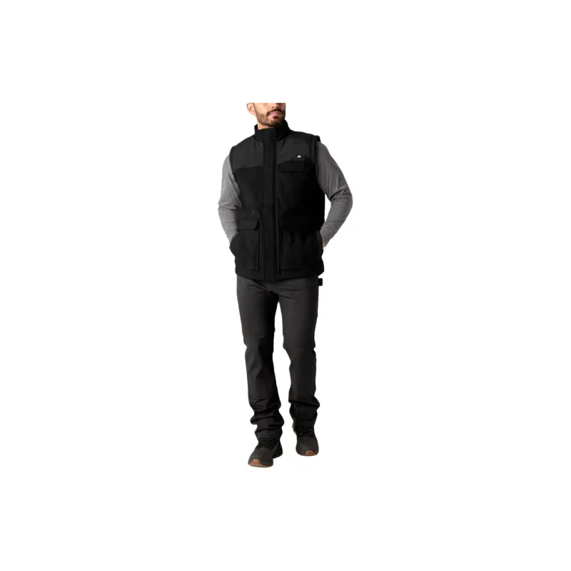 Dickies Flex Duck Canvas Insulated Vest Vest Men's Black-2