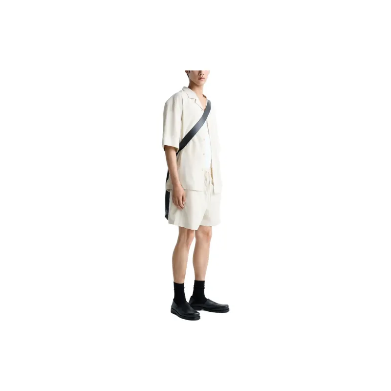 ZARA Casual Shorts Men White-5