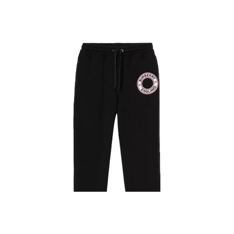 Burberry Knitted Sports Pants Men's Black-2