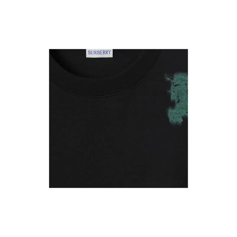 Burberry Equestrian Knight Cotton T shirt-5