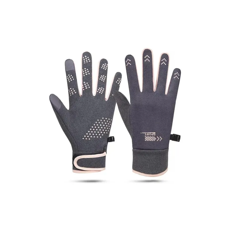 Yi Bu Kang Dralon Composite Crystal Fleece Gloves Unisex-4