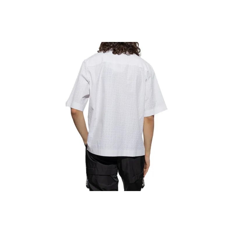 Givenchy Short Sleeve Boxy Fit Zipped Shirt-2