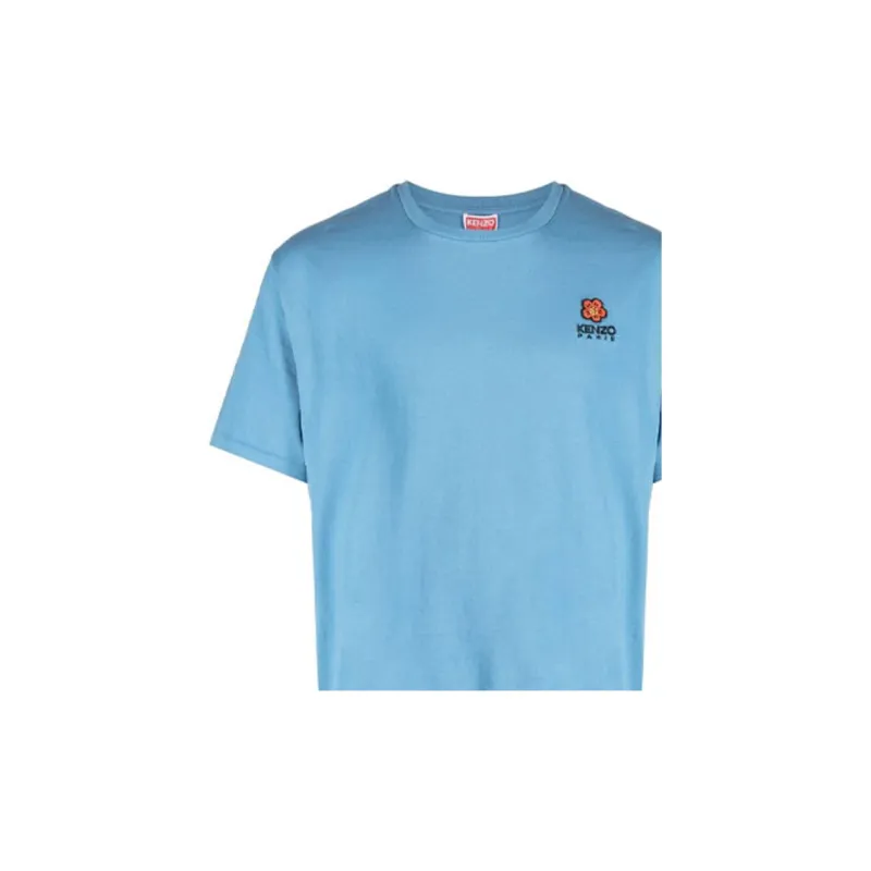 KENZO Boke Flower Series T Shirts Men Cyan-4