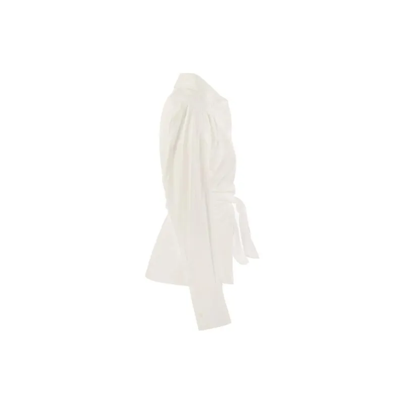 WEEKEND MaxMara Buttoned Belted Top-2