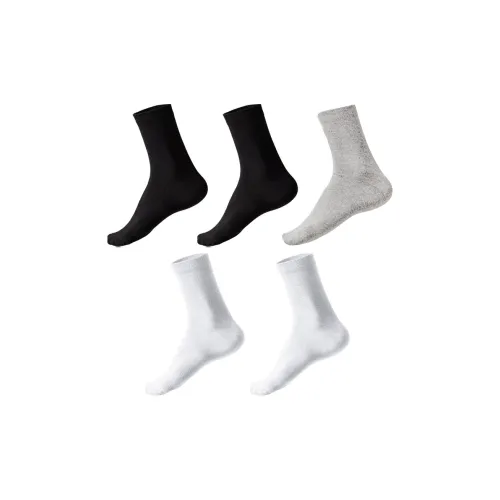 PLANDOO Mid Calf Socks Unisex 3 Pack