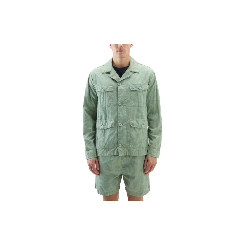 WOOLRICH Long Sleeved Tropical Printed Overshirt-2