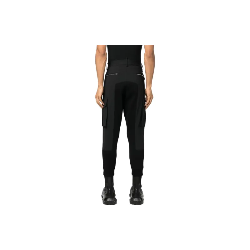 DSQUARED 2 Panelled Cropped Tailored Cargo Trousers-2