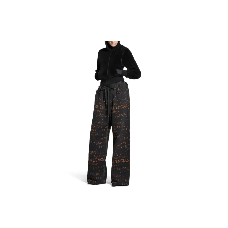 Balenciaga Jeans Loose Fit Style Unisex Black-2