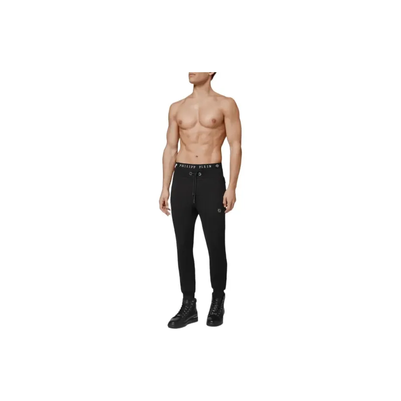 PHILIPP PLEIN Casual Pants Men Black-1