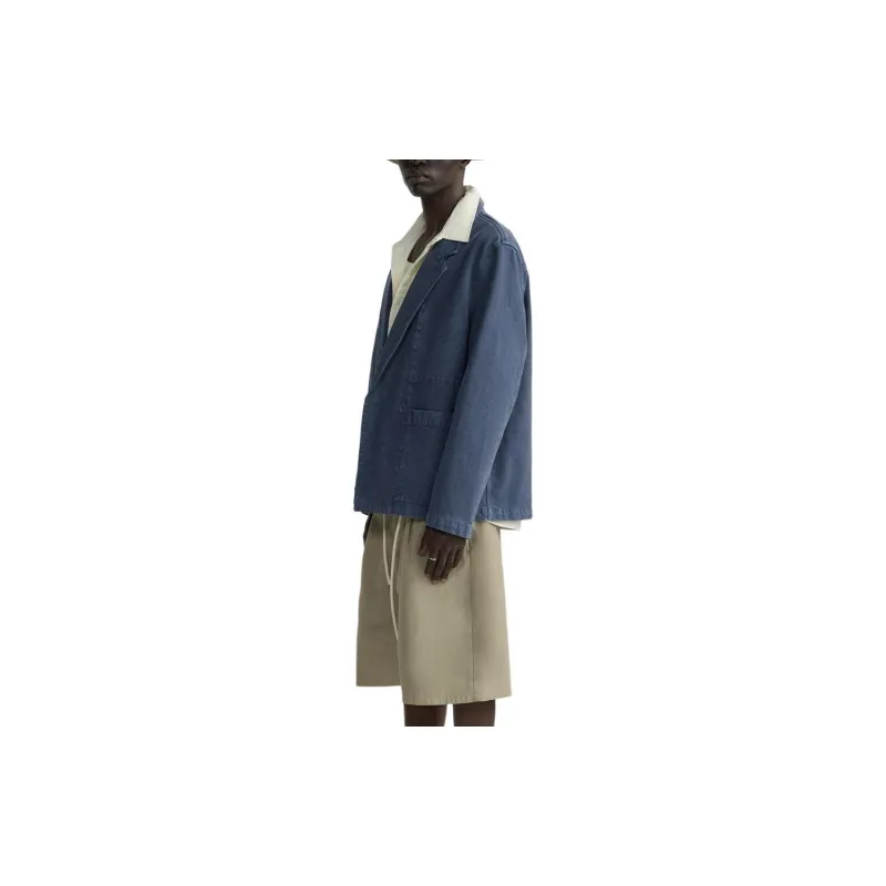ZARA Business Suits Men Blue-4