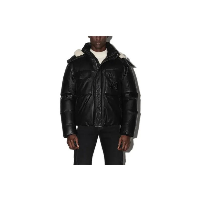 AMIRI SS23 Leather Jackets Men Black-1