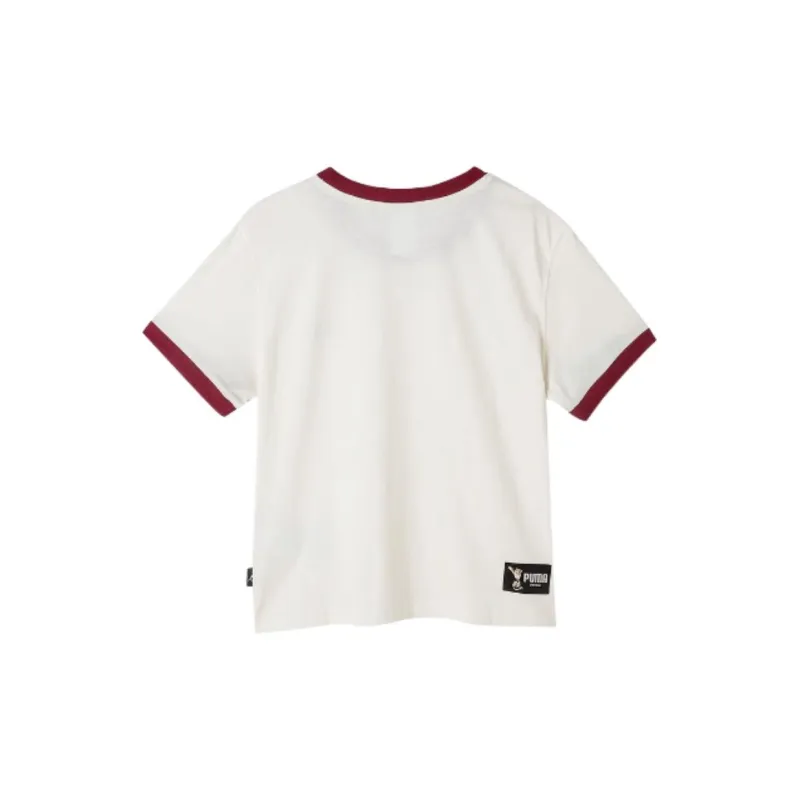 PUMA T Shirts Women's White-1