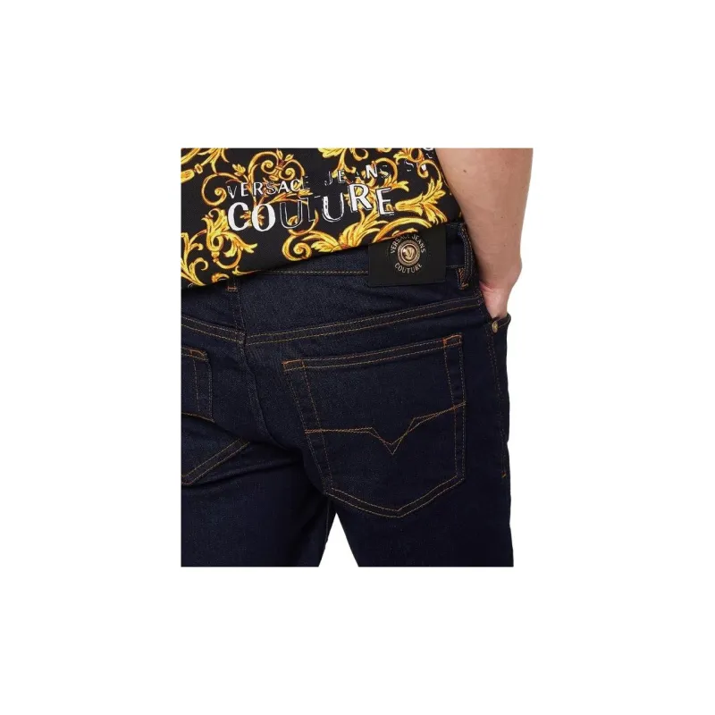 VERSACE JEANS COUTURE Jeans Men Dark Blue-4