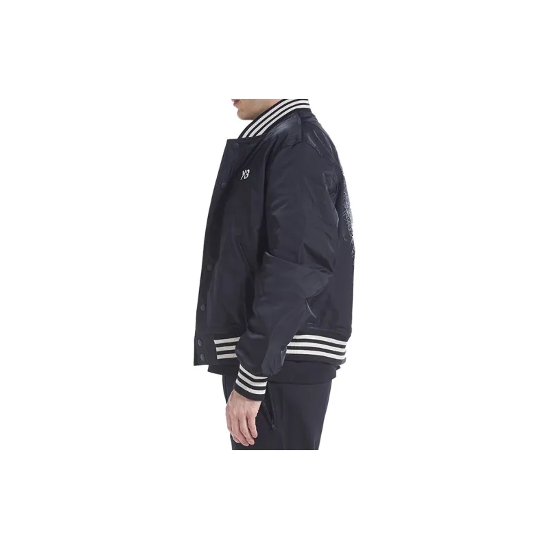 Y-3 Baseball Jerseys Unisex Black-3