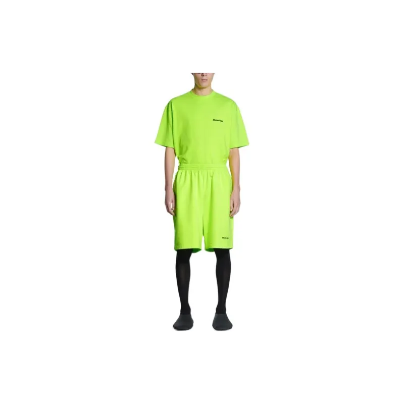 Balenciaga Bb Corp Sweat Shorts-2