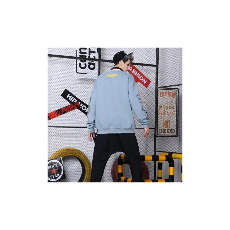 GENANX Sweatshirt Unisex Gray Blue-4
