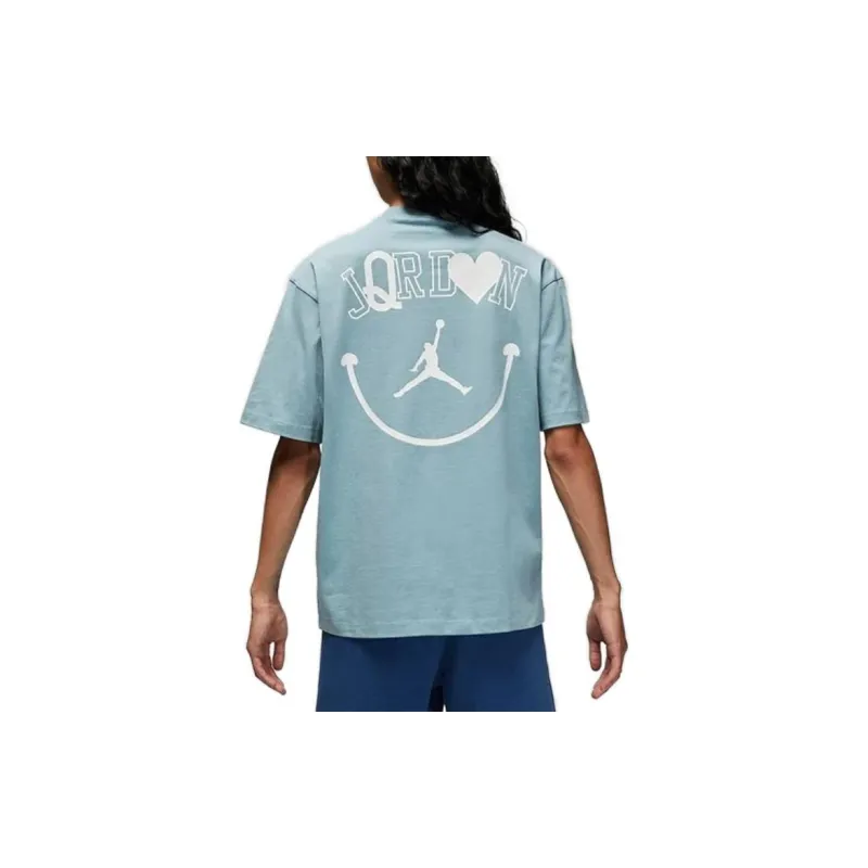 Jordan T Shirts Men Blue-3