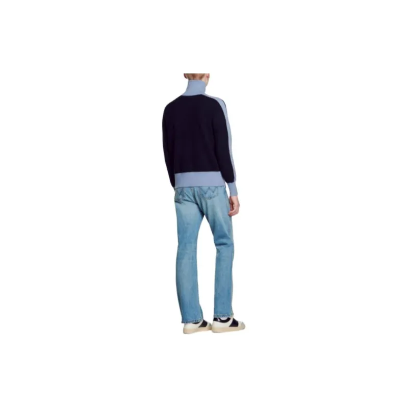 Sandro Sweatshirt Men's Marine Blue-2