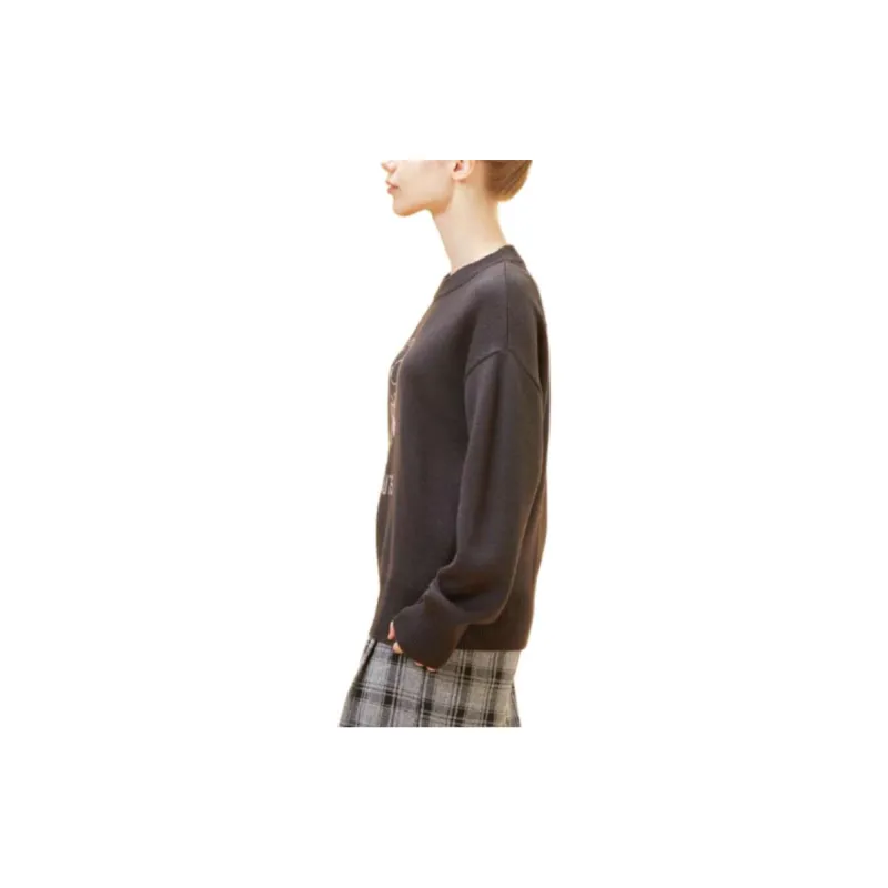 Mizuno x PEANUTS Cashmere Sweater Unisex Black-2