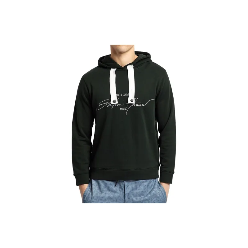 EMPORIO ARMANI Sweatshirts Men Black-1