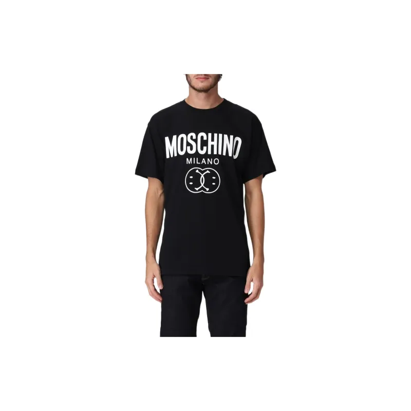 MOSCHINO Logo print Short sleeve T shirt-2